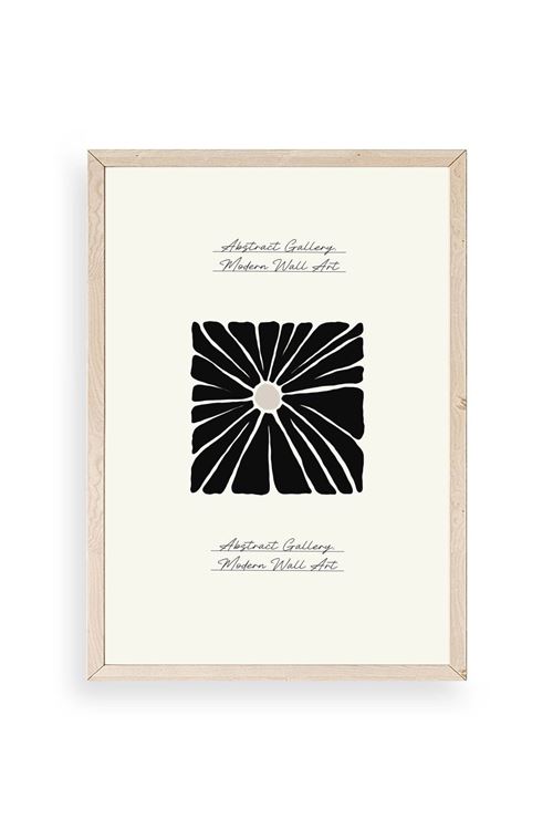 Çiçek Ahşap Çerçeveli Tablo 23 x 30