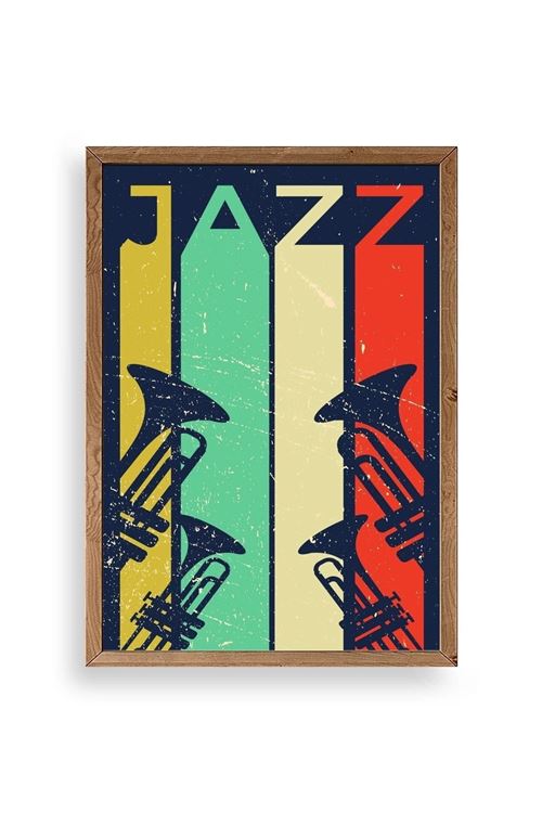 Jazz Ahşap Çerçeveli Tablo 50 x 70