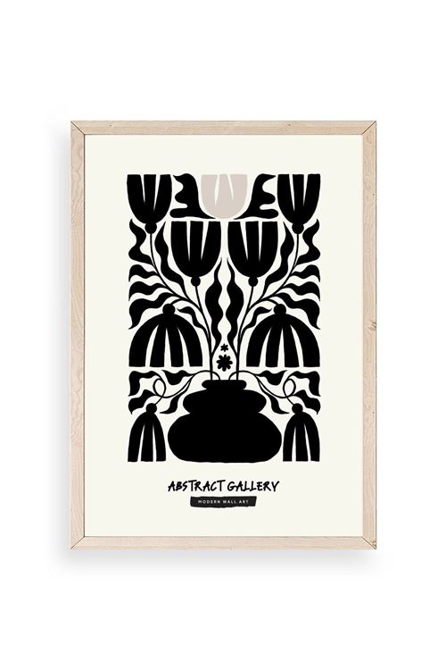 Çiçek Ahşap Çerçeveli Tablo 50 x 70