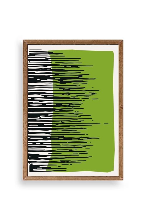 Modern Ahşap Çerçeveli Tablo 23 x 30