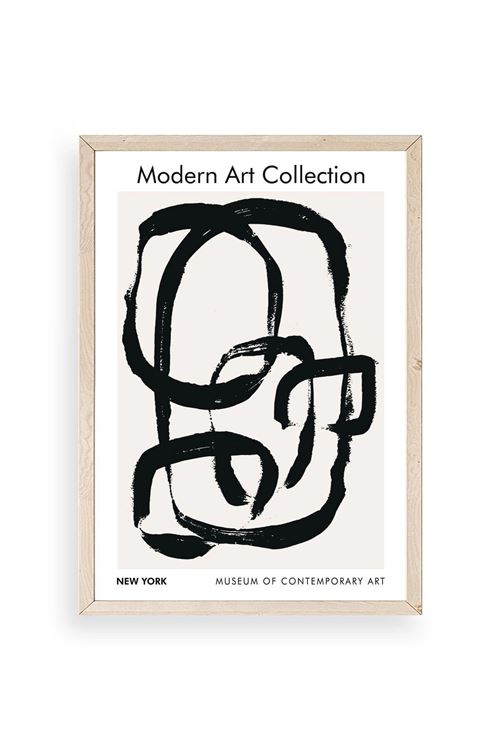 Modern Ahşap Çerçeveli Tablo 23 x 30