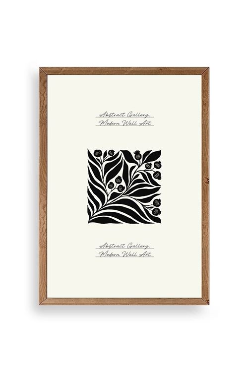 Çiçek Ahşap Çerçeveli Tablo 23 x 30