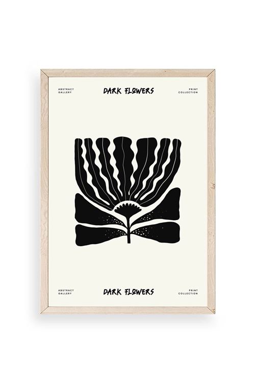 Çiçek Ahşap Çerçeveli Tablo 23 x 30