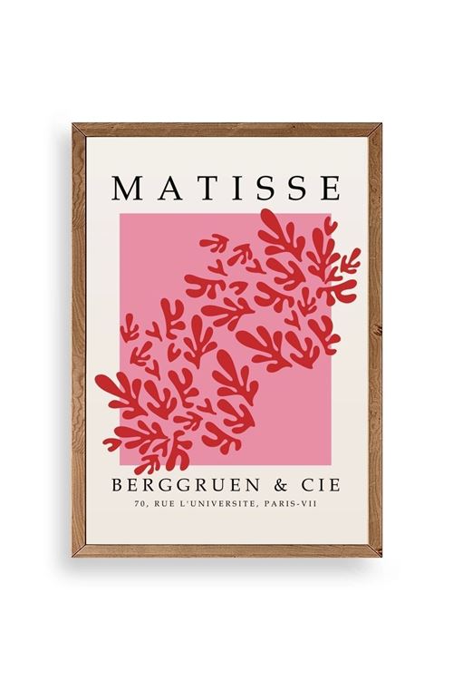 Çiçek Ahşap Çerçeveli Tablo 50 x 70