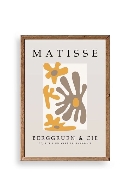 Çiçek Ahşap Çerçeveli Tablo 23 x 30