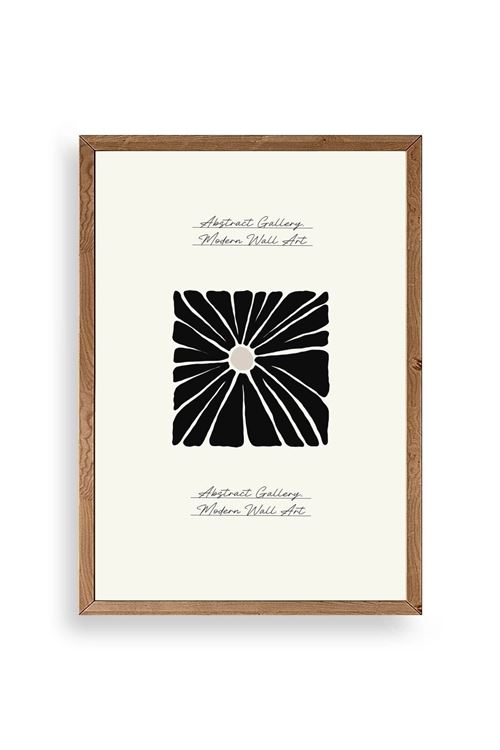 Çiçek Ahşap Çerçeveli Tablo 30 x 42