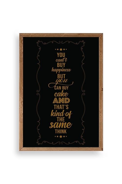 Modern Ahşap Çerçeveli Tablo 50 x 70