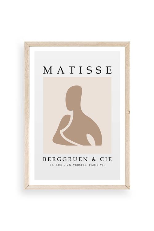 Modern Ahşap Çerçeveli Tablo 30 x 42