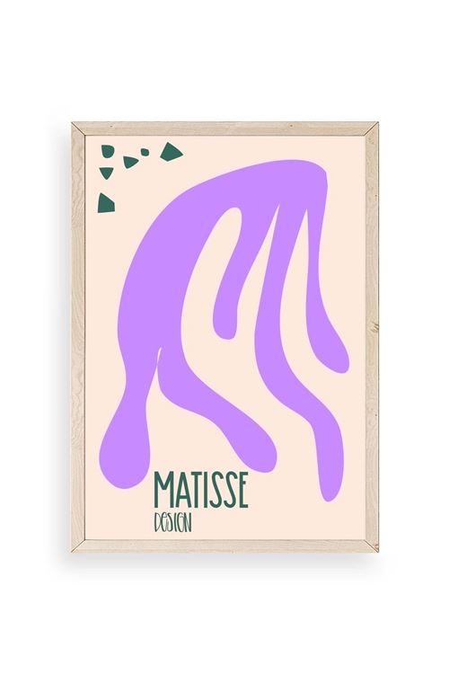 Soyut Ahşap Çerçeveli Tablo 23 x 30