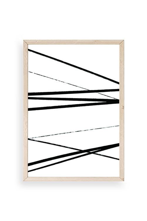 Modern Ahşap Çerçeveli Tablo 50 x 70