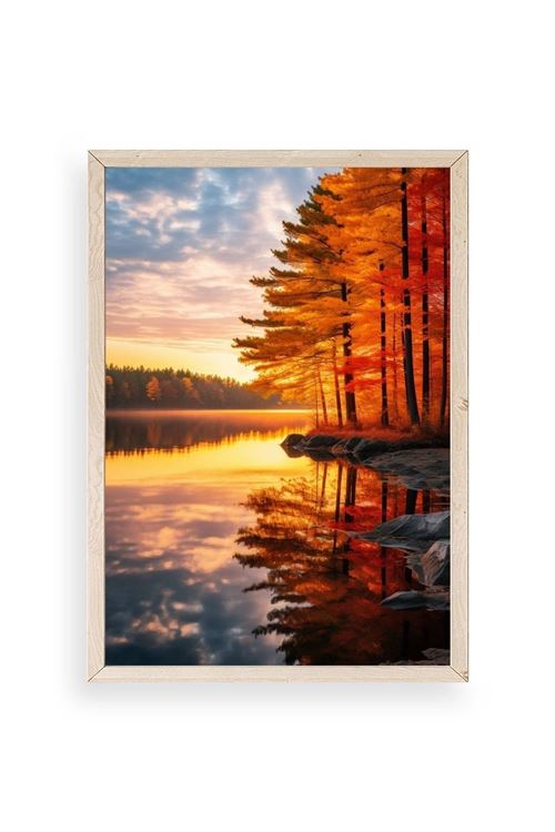 Manzara Ahşap Çerçeveli Tablo 50 x 70