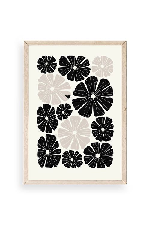 Çiçek Ahşap Çerçeveli Tablo 23 x 30