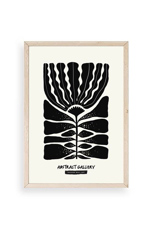 Modern Ahşap Çerçeveli Tablo 30 x 42