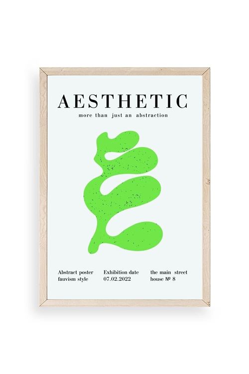 Modern Ahşap Çerçeveli Tablo 17 x 23