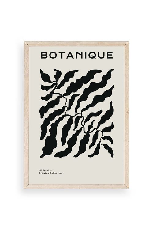 Soyut Ahşap Çerçeveli Tablo 23 x 30