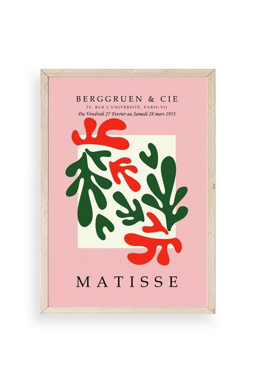 Modern Ahşap Çerçeveli Tablo 30 x 42