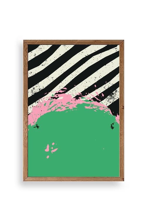 Modern Ahşap Çerçeveli Tablo 23 x 30