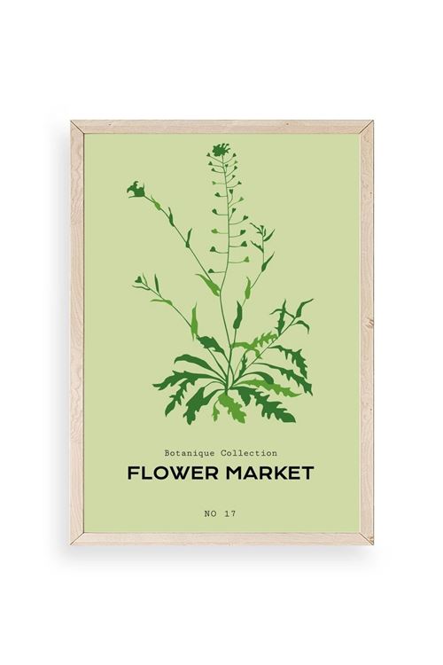 Çiçek Ahşap Çerçeveli Tablo 23 x 30