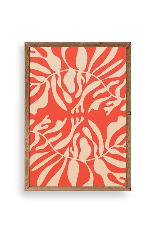 Modern Ahşap Çerçeveli Tablo 23 x 30