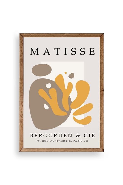 Modern Ahşap Çerçeveli Tablo 23 x 30