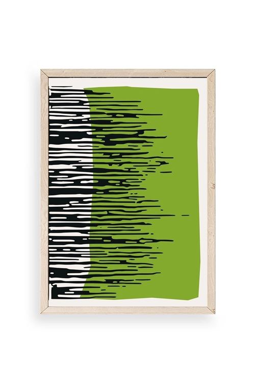 Modern Ahşap Çerçeveli Tablo 50 x 70