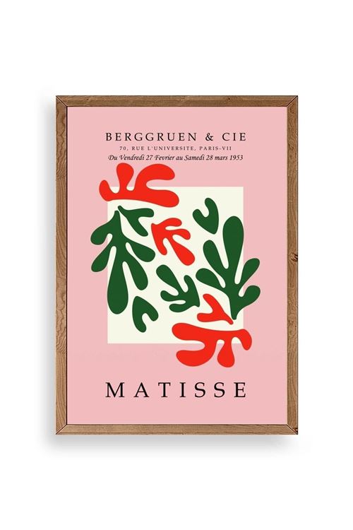 Modern Ahşap Çerçeveli Tablo 50 x 70