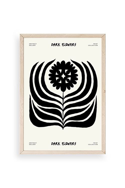 Soyut Ahşap Çerçeveli Tablo 23 x 30