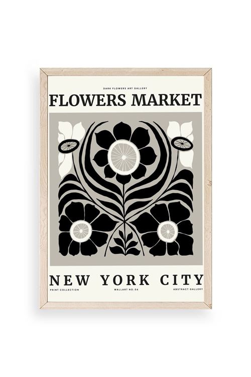 Çiçek Ahşap Çerçeveli Tablo 30 x 42