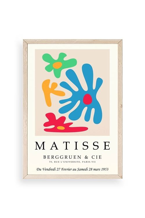 Fransız Ahşap Çerçeveli Tablo 50 x 70