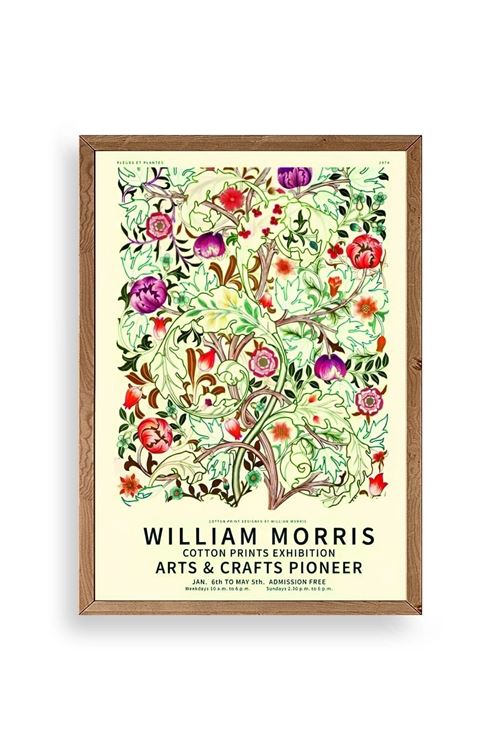 Çiçekler Ahşap Çerçeveli Tablo 30 x 42