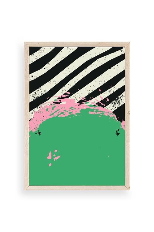 Modern Ahşap Çerçeveli Tablo 23 x 30