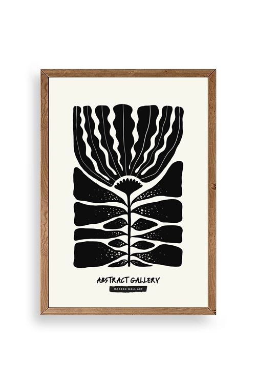 Modern Ahşap Çerçeveli Tablo 23 x 30