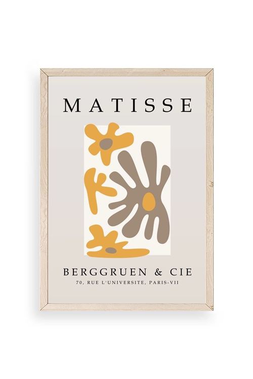 Modern Ahşap Çerçeveli Tablo 17 x 23