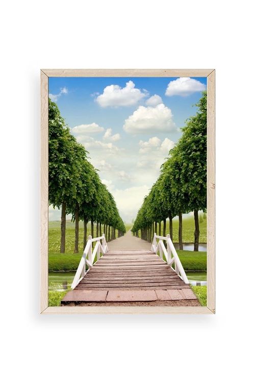 Manzara Ahşap Çerçeveli Tablo 23 x 30