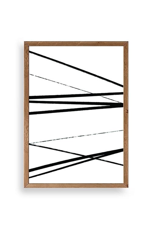 Modern Ahşap Çerçeveli Tablo 50 x 70