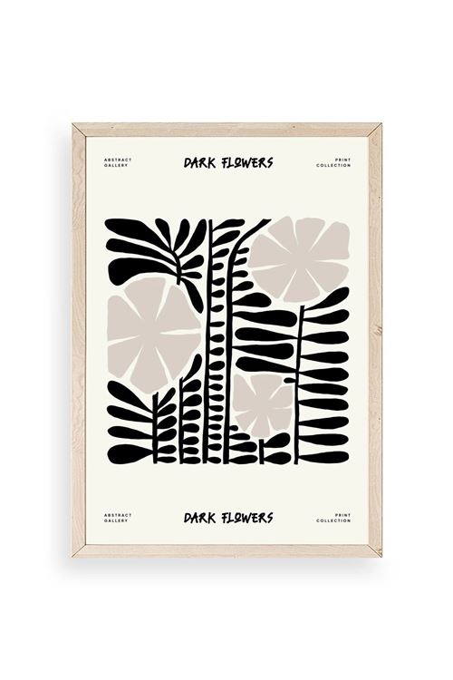 Çiçek Ahşap Çerçeveli Tablo 23 x 30