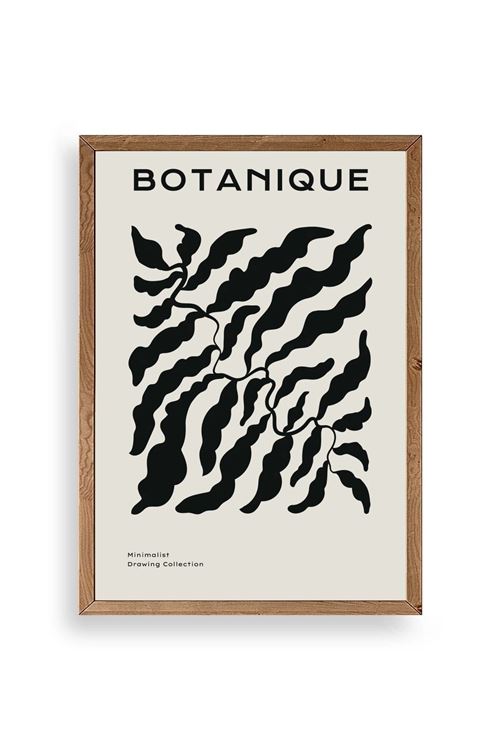 Soyut Ahşap Çerçeveli Tablo 17 x 23