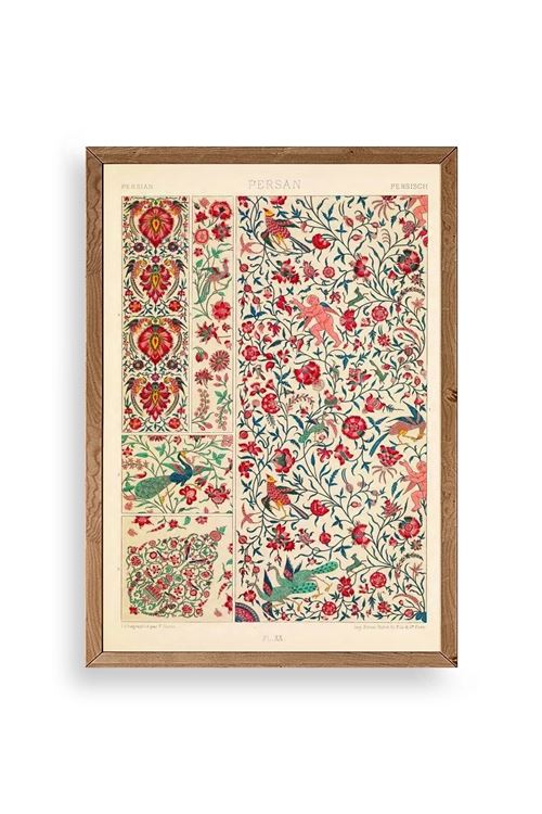 Desen Ahşap Çerçeveli Tablo 30 x 42