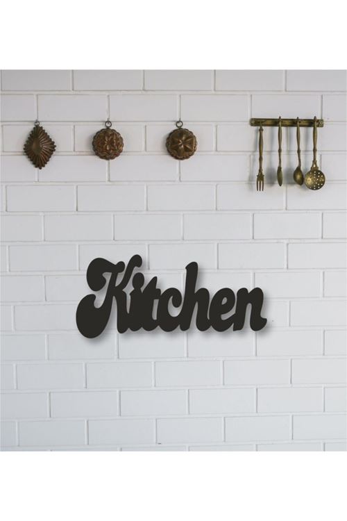 Kitchen Ahşap Tablo Mutfak Dekoru 25 cm