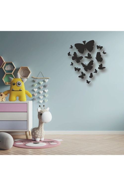 Kelebek Figürlü Ahşap Tablo