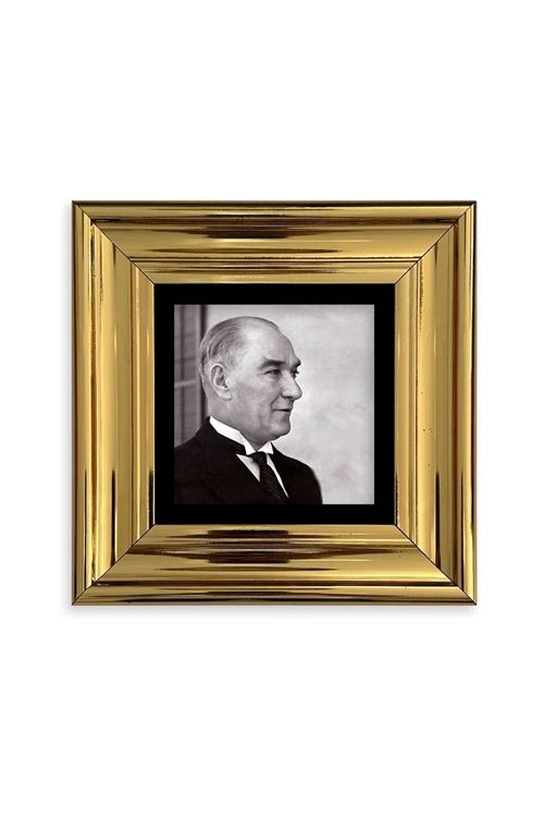 Atatürk Çerçeveli Taş Tablo 20 cm