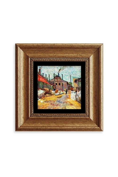 Van Gogh Çerçeveli Taş Tablo 20 cm