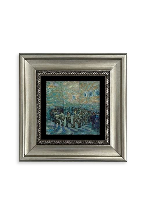 Van Gogh Çerçeveli Taş Tablo 20 cm