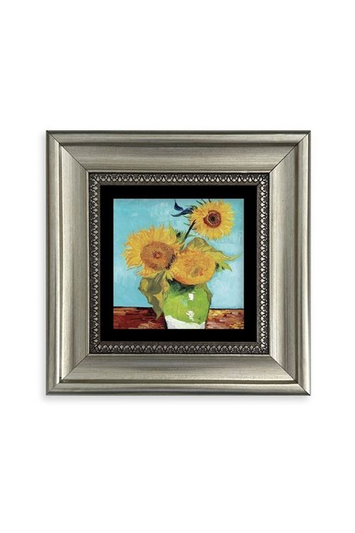 Van Gogh Çerçeveli Taş Tablo 20 cm