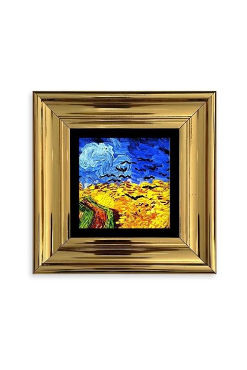 Van Gogh Çerçeveli Taş Tablo 20 cm