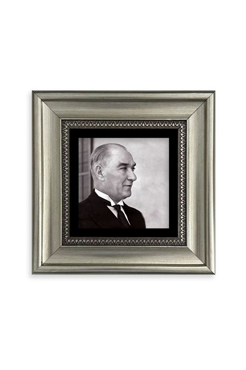 Atatürk Çerçeveli Taş Tablo 20 cm