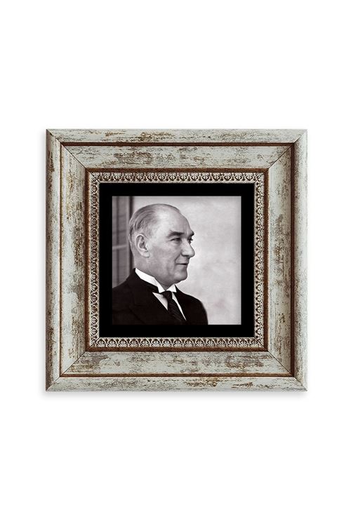 Atatürk Çerçeveli Taş Tablo 20 cm