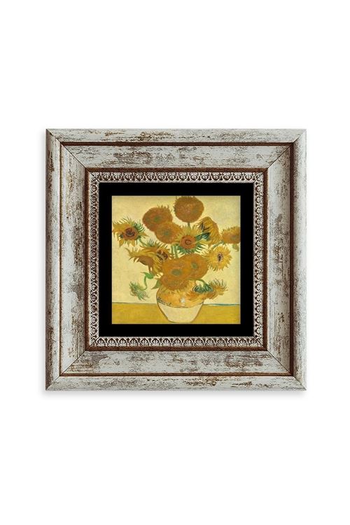 Van Gogh Çerçeveli Taş Tablo 20 cm