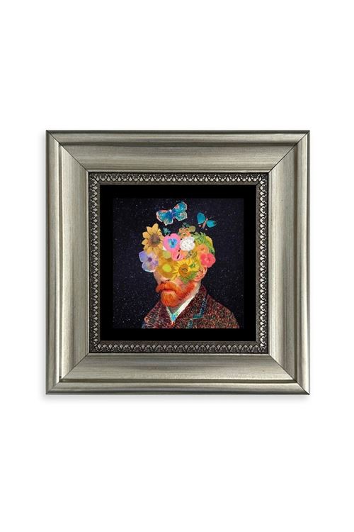 Van Gogh Çerçeveli Taş Tablo 20 cm