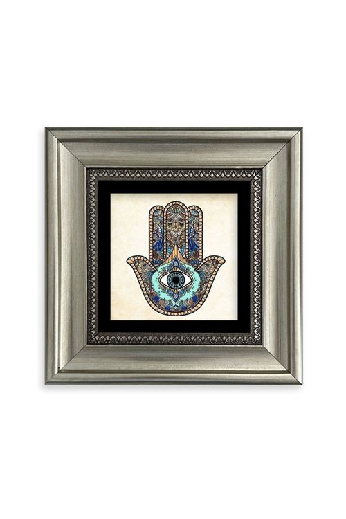 Fatma Ana Eli Çerçeveli Taş Tablo 20 cm